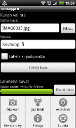 Kuvauppi Androidille